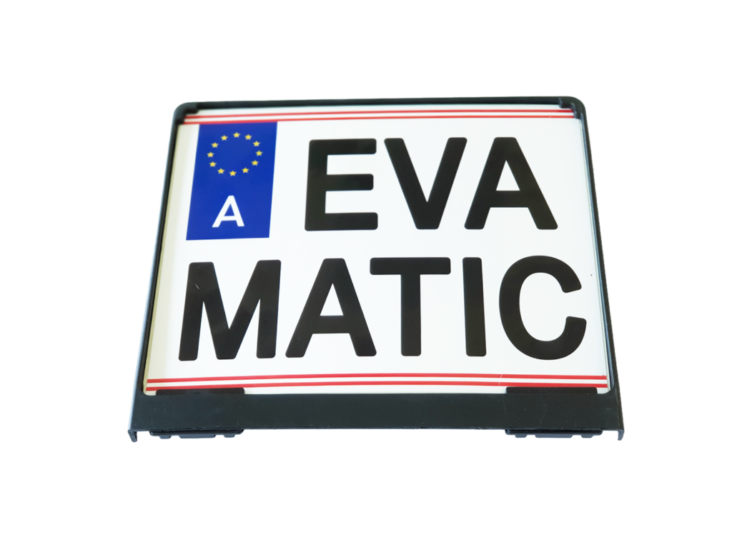 Kennzeichenhalter Motorrad Oesterreich schmal 210HS 1