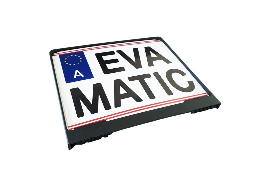 Kennzeichenhalter Motorrad Oesterreich schmal 210HS 3